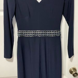 Navy blue dress